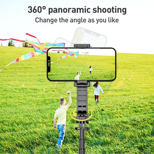 Lenovo Thinkplus H11L Premium Edition Aluminum Alloy Bluetooth Selfie Stick with Dual Fill Lights, 1.1m - laboratorydeal