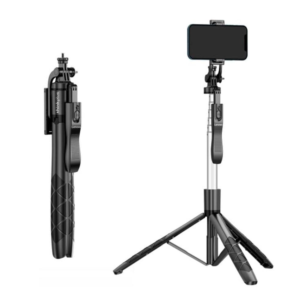 Lenovo Thinkplus H18B Flagship Stainless Steel Bluetooth Selfie Stick, 1.8m - laboratorydeal