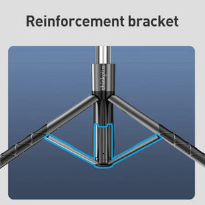 Lenovo Thinkplus H18B Flagship Stainless Steel Bluetooth Selfie Stick with Dual Fill Light, 1.8m - laboratorydeal
