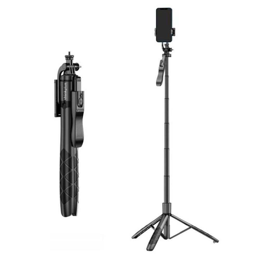 Lenovo Thinkplus H18L Premium Aluminum Alloy Bluetooth Selfie Stick, 1.8m - laboratorydeal