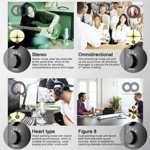 Logitech Blue Yeti USB Condenser Microphone, Blue Yeti(Black), Blue Yeti(Blue), Blue Yeti(Silver) - laboratorydeal