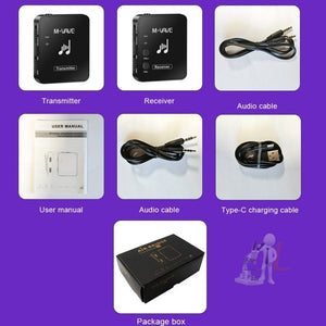 M - VAVE WP - 10 2 In 1 Wireless Monitor Ear Return Transmitter Receiver One In One, Transmitter+Receiver - laboratorydeal