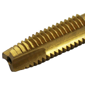 M3 - M8 Titanium Plated Straight Slot Tap HSS Tapping Inner Thread Set, 5 In 1 / Set Thread Set - laboratorydeal