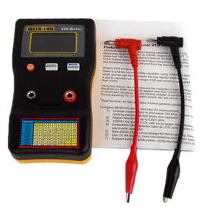 MESR-100 AutoRanging In Circuit ESR Capacitor /Low Ohm Meter Up to 0.01 to 100R