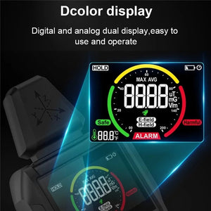 MESTEK  EMF01 Electromagnetic Radiation Detector Highly Sensitive 3-Axis Sensing Probe, EMF01