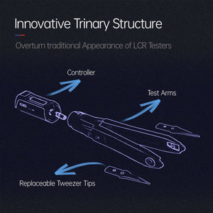 MINIWARE DT71 Measuring Digital Tweezers Signal Generator Multimeter, DT71