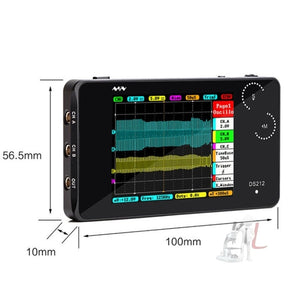 MINIWARE Dual Channel Mini Portable Handheld Digital Storage Oscilloscope, DS212