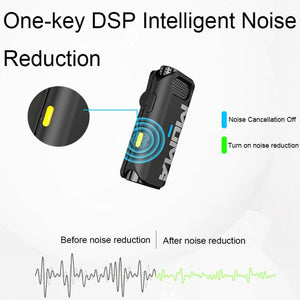 MOMA Lark M1 1 In 1 Mirrorless Camera Live Mini Wireless Lavalier Microphone, 1 In 1 with Charging Box - laboratorydeal