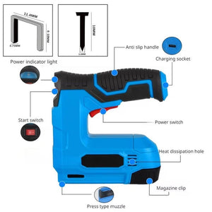 MOYI Home Portable Wireless Electric Nail Woodworking Tools - laboratorydeal