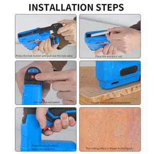 MOYI Home Portable Wireless Electric Nail Woodworking Tools - laboratorydeal