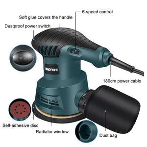 MOYI Small Polishing Sandpaper Machine Woodworking Electric Disc Sander, 8pcs /Set AU Plug, 8pcs /Set US Plug, 8pcs /Set UK Plug, 8pcs /Set EU Plug, 5pcs /Set AU Plug, 5pcs /Set EU Plug, 5pcs /Set UK Plug, 5pcs /Set US Plug - laboratorydeal