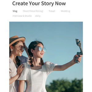 MOZA Mini MX 3 Axis Foldable Handheld Gimbal Stabilizer for Action Camera and Smart Phone, Mini MX - laboratorydeal