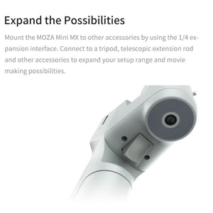 MOZA Mini MX 3 Axis Foldable Handheld Gimbal Stabilizer for Action Camera and Smart Phone, Mini MX - laboratorydeal