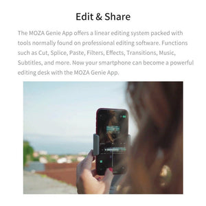 MOZA Mini MX 3 Axis Foldable Handheld Gimbal Stabilizer for Action Camera and Smart Phone, Mini MX - laboratorydeal