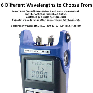 MTV310 Fiber Optic Power Meter Fiber Optic Cable Tester