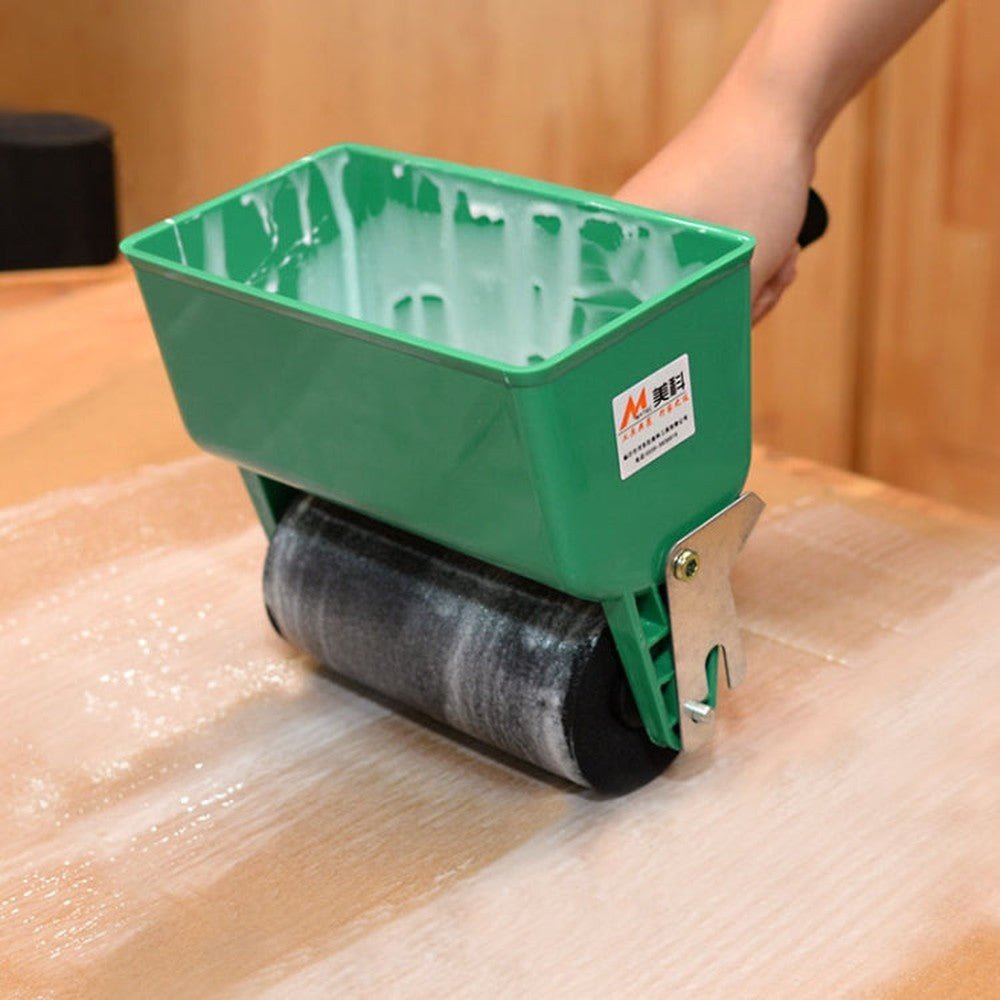 MYTEC Manual Glue Applicator Roller Type Gluer Small Manual Gluing Machine, 3 inch Non - adjustable, 3 inch Adjustable, 6 inch Non - adjustable, 6 inch Adjustable - laboratorydeal