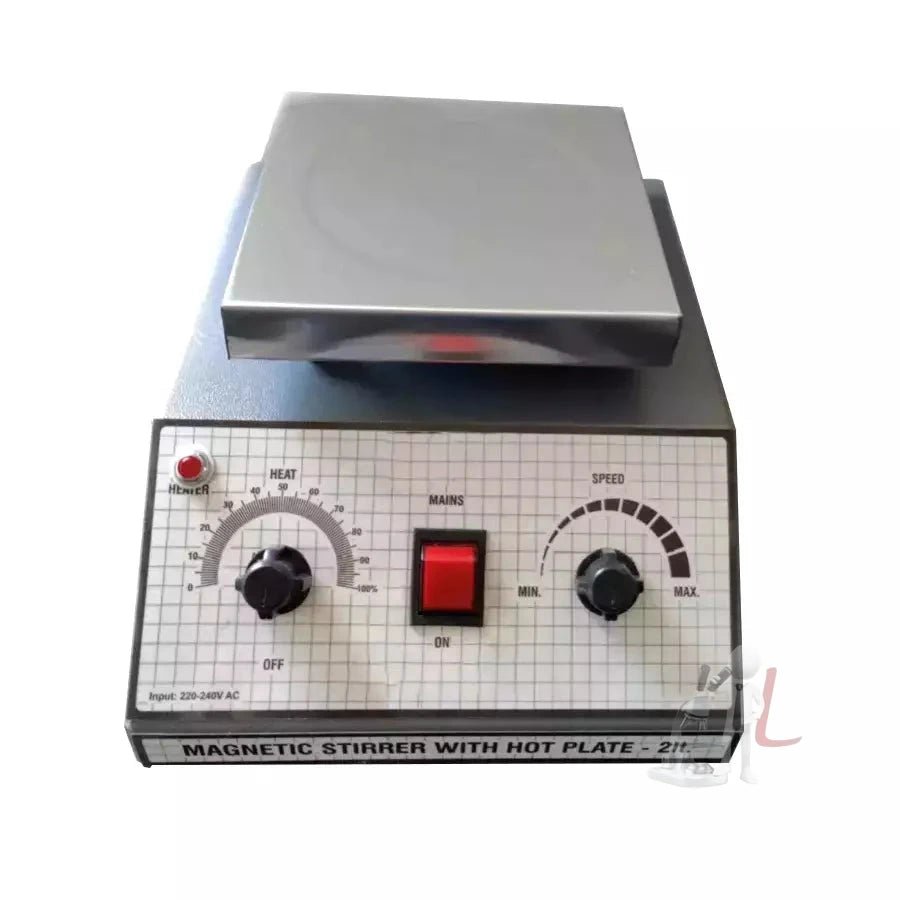 Magnetic Stirrer with Hot Plate, 2 - Liter Capacity - laboratorydeal
