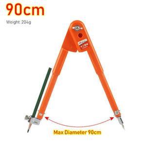 Metal Multifunctional Stainless Steel Drawing Circle Wodworking Compass, S, L - laboratorydeal