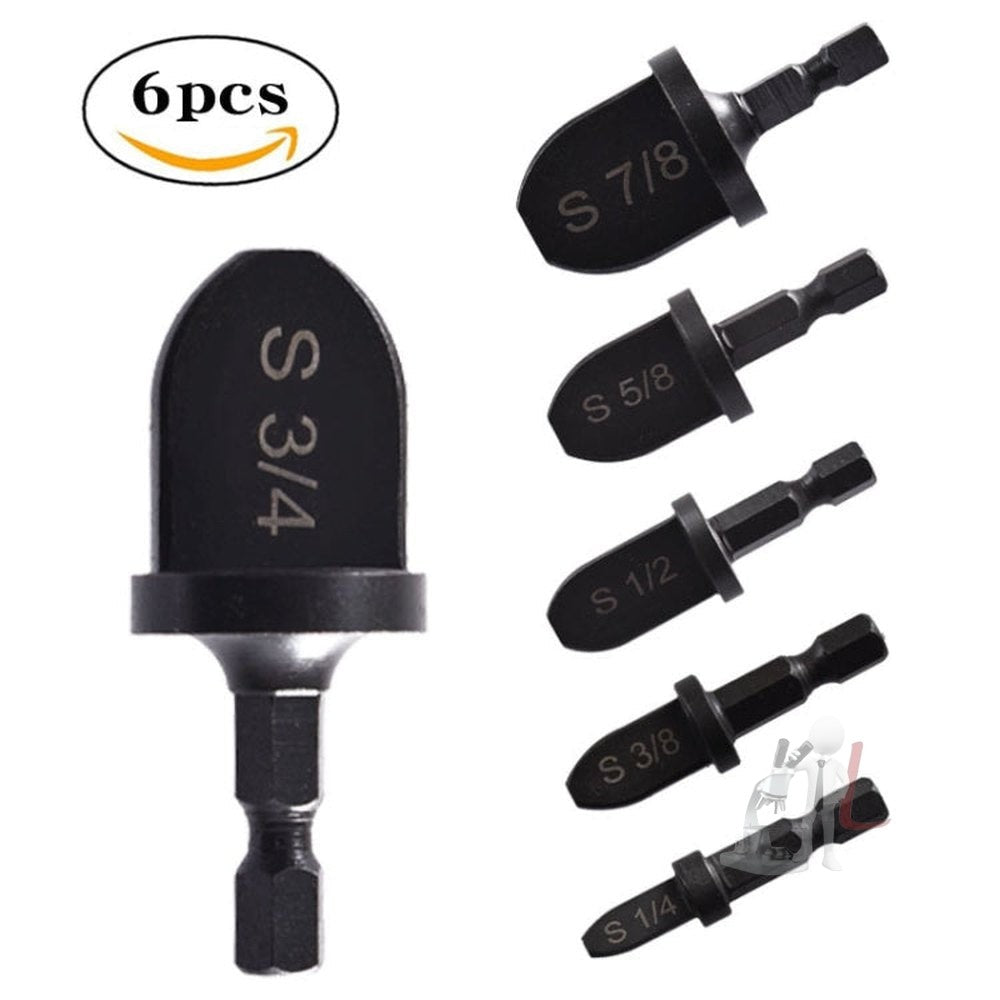 Metal Reamer Hex Shank Electric Expander, 6 PCS / Set - laboratorydeal