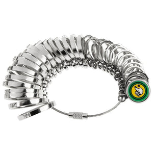Metal Titanium Ring Sizer Mandrel Finger Sizing Stick, HK Size: 1 - 33, E - laboratorydeal