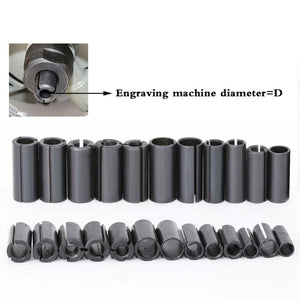 Milling Cutter Conversion Chuck Engraving Machine Trimmer Electric Wood Milling Connector, 13 PCS/Set - laboratorydeal
