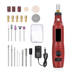 Mini Electrical Engraving Pen Cutting And Polishing Electrical Grinder Tool Set, US Plug, US Plug(Red), US Plug(Grey), US Plug(Green) - laboratorydeal