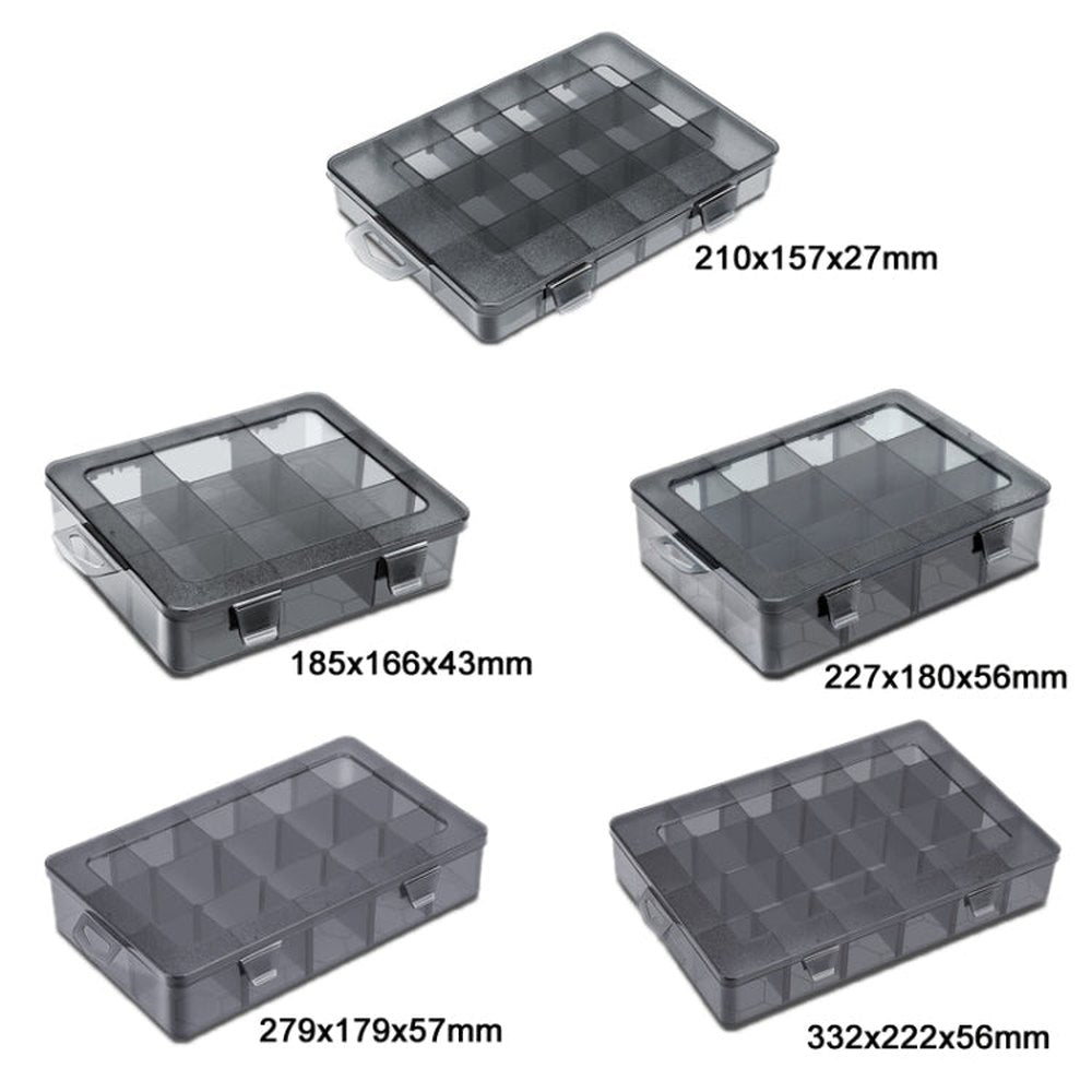 Multi - Compartment Sorted Electronic Parts Organiser, Specifications:, 18 Grid, 9 Grid, 12 Grid, 15 Grid, 24 Grid - laboratorydeal