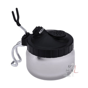 Multi - function Airbrush Cleaning Pot Model Air Pump Spray Paint Coloring Tool Waste Collection Bottle Pen Holder, 304ml Air Pump Spray Paint Bottle - laboratorydeal