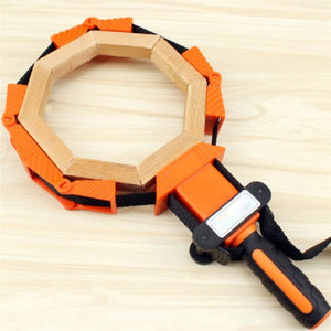 Multifunction Belt Clamp Wood Working Quick Adjustable Band Clamp Polygonal Clip 90 Degrees Right Angle Corner, Adjustable Band Clamp - laboratorydeal