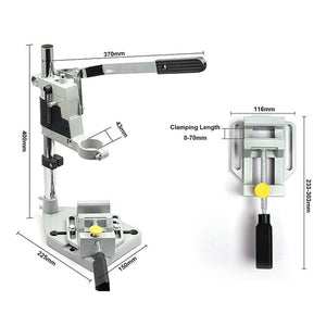 Multifunctional Electric Hand Drill Stand Mini Woodworking Fixed Table, 1105, 88647 Iron Base, 88709 Double Layer - laboratorydeal