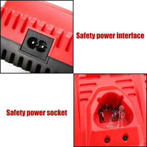 N12 For Milwaukee 10.8/12V Electric Tool Lithium Battery Fast Charger, US, EU, UK, AU - laboratorydeal