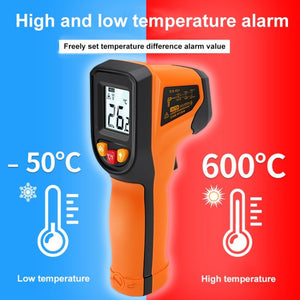 NJTY Digital Display High-Precision Infrared Thermometer For Bakery Kitchen Industry, T400, T400A (Adjustable), T600, T600A (Adjustable)
