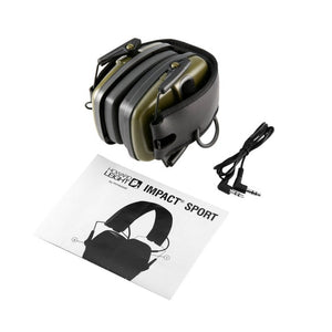 Noise - cancelling Headphones Noise - isolating Earmuffs For Outdoor Work, Green, Black - laboratorydeal