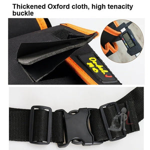 Onkel.J Electrician Waist Bag Canvas Multifunctional Tool Bag Woodworking Fitter Bag - laboratorydeal