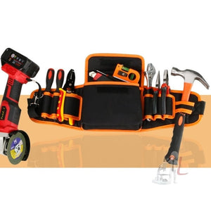 Onkel.J Electrician Waist Bag Canvas Multifunctional Tool Bag Woodworking Fitter Bag - laboratorydeal