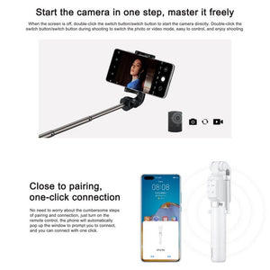 Original Huawei Wireless Bluetooth Tripod Self Timer Selfie Stick - laboratorydeal