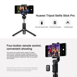 Original Huawei Wireless Bluetooth Tripod Self Timer Selfie Stick - laboratorydeal