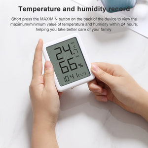 Original Xiaomi Youpin Miaomiaoce LCD Digital Hygrometer Indoor Thermometer Humidity Monitor, LCD Digital Hygrometer