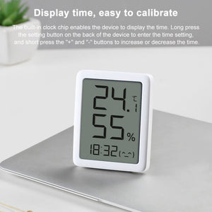 Original Xiaomi Youpin Miaomiaoce LCD Digital Hygrometer Indoor Thermometer Humidity Monitor, LCD Digital Hygrometer
