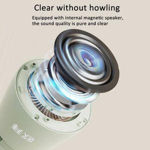 Oubai Z10 Bluetooth Wireless Microphone Voice Megaphone For Teacher, Basic Version, PPT Clicker Version - laboratorydeal