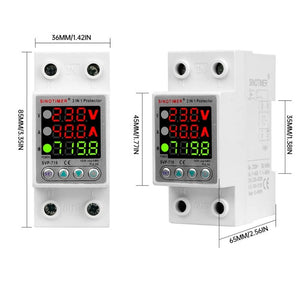 Over Under Voltage Protector Electricity Usage Monitor Power Voltmeter, SINOTIMER SVP-719 40A_N, SINOTIMER SVP-719 63A_N