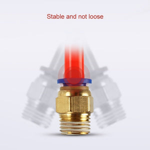 PC6 - 04 LAIZE 2pcs PC Male Thread Straight Pneumatic Quick Fitting Connector, PC16 - 03 (2pcs), PC16 - 04 (2pcs), PC16 - 06 (1pc) - laboratorydeal