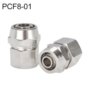 PCF10-02 LAIZE Copper Pneumatic Quick Fitting Connector, PCF4-01, PCF4-02, PCF6-01, PCF6-02, PCF8-01, PCF8-02, PCF10-01, PCF10-02