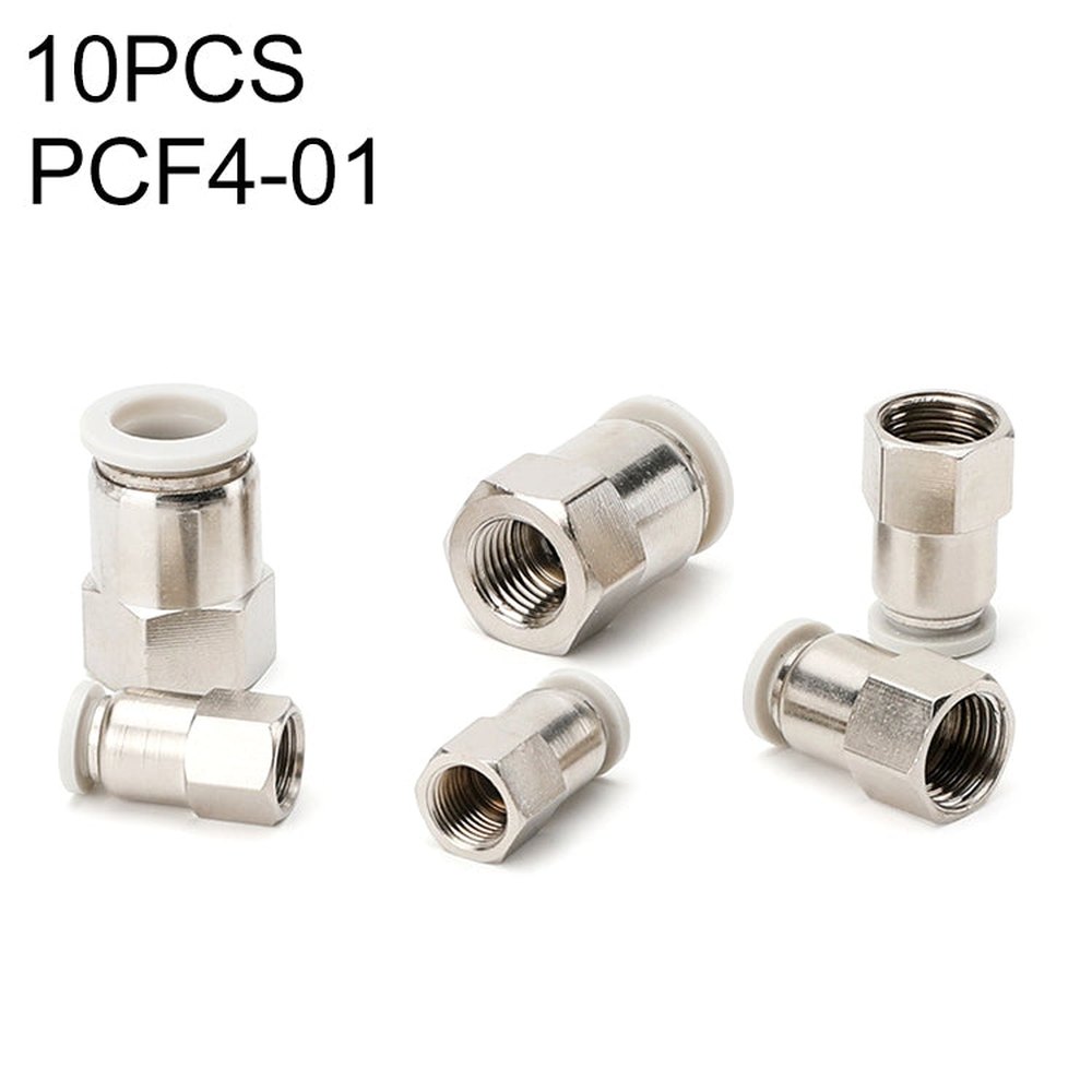 PCF6-02 LAIZE 2pcs Female Thread Straight Pneumatic Quick Fitting Connector, PCF4-01 (10pcs), PCF4-02 (10pcs), PCF6-01 (10pcs), PCF6-02 (2pcs), PCF6-03 (2pcs), PCF6-04 (1pc), PCF8-01 (2pcs), PCF8-02 (2pcs), PCF8-03 (1pc), PCF8-04 (1pc), PCF10-01 (1pc)