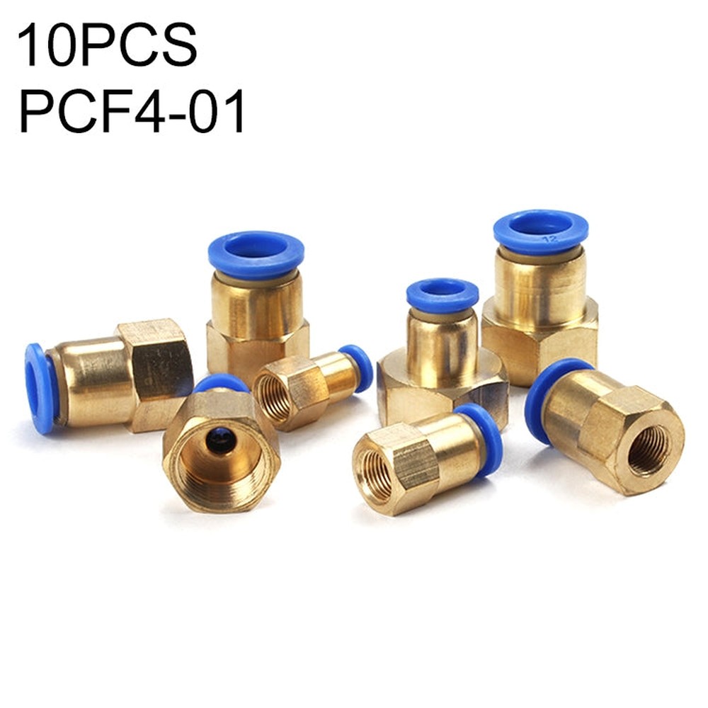 PCF6-03 LAIZE 2pcs Female Thread Straight Pneumatic Quick Connector, PCF4-01 (10pcs), PCF4-02 (10pcs), PCF6-01 (10pcs), PCF6-02 (10pcs), PCF6-03 (2pcs), PCF6-04 (2pcs), PCF8-01 (10pcs), PCF8-02 (10pcs), PCF8-03 (2pcs), PCF8-04 (2pcs), PCF10-01 (2pcs)