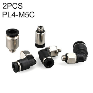 PL4-M3C LAIZE 2pcs Nickel Plated Copper Mini Pneumatic Quick Connector, PL4-M3C, PL4-M5C, PL6-M3C, PL6-M5C, POC4-M3C, POC4-M5C, POC6-M3C, POC6-M5C