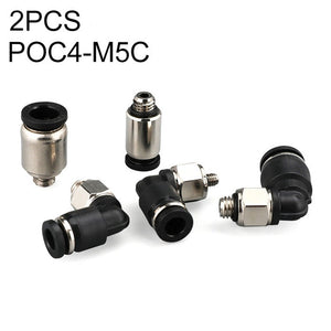 PL4-M3C LAIZE 2pcs Nickel Plated Copper Mini Pneumatic Quick Connector, PL4-M3C, PL4-M5C, PL6-M3C, PL6-M5C, POC4-M3C, POC4-M5C, POC6-M3C, POC6-M5C