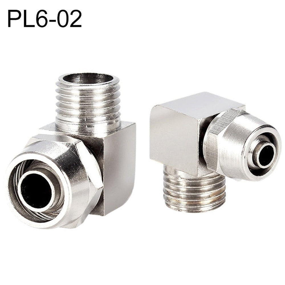 PL8-02 LAIZE Nickel Plated Copper Trachea Quick Fitting Lock Female Connector, PL4-M5, PL4-01, PL4-02, PL6-M5, PL6-01, PL6-02, PL8-01, PL8-02