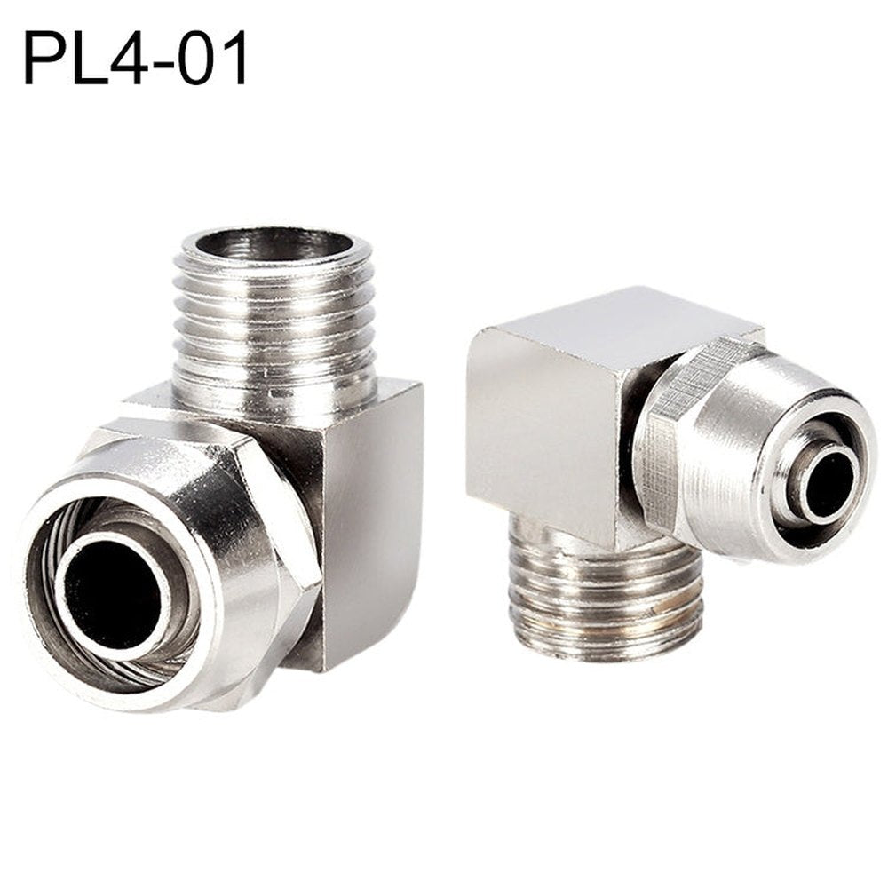 PL8-02 LAIZE Nickel Plated Copper Trachea Quick Fitting Lock Female Connector, PL4-M5, PL4-01, PL4-02, PL6-M5, PL6-01, PL6-02, PL8-01, PL8-02