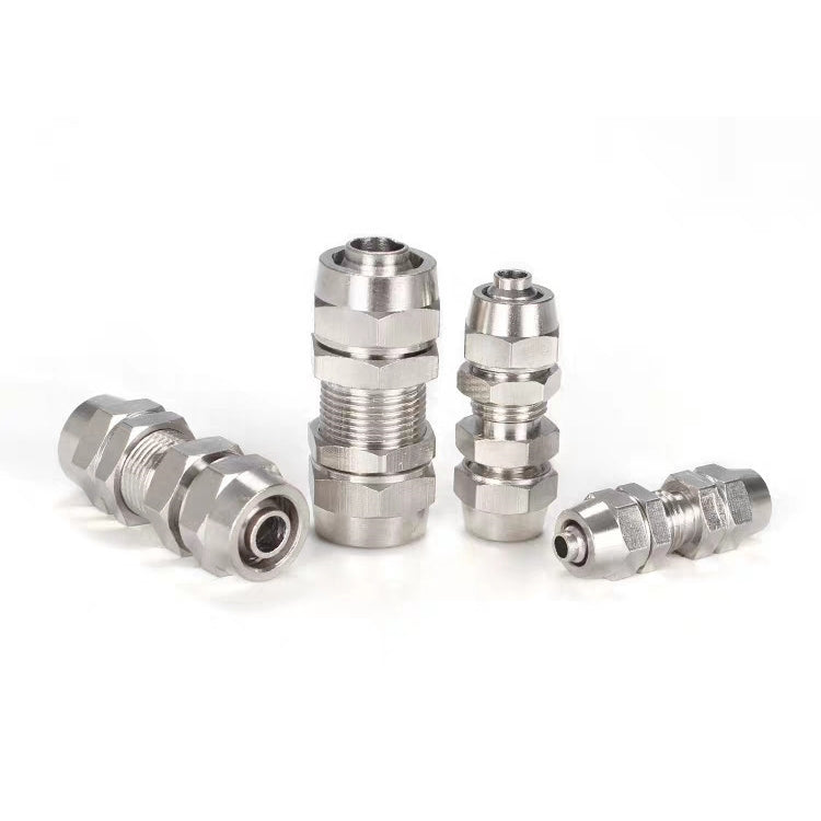 PM-4 LAIZE 2pcsNickel Plated Copper Straight Pneumatic Quick Connector, PM-4 (2pcs), PM-6 (2pcs), PM-8 (2pcs), PM-10 (2pcs), PM-12, PM-14, PM-16 laboratorydeal